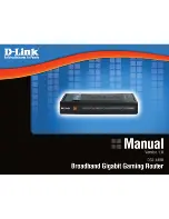 D-Link DGL-4100 - GamerLounge Broadband Gigabit Gaming... User Manual предпросмотр