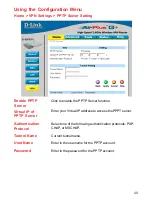 Preview for 40 page of D-Link DI-824VUP+ 2.4GHz Wireless VPN Router and Print... Manual