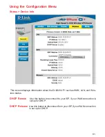 Preview for 61 page of D-Link DI-824VUP+ 2.4GHz Wireless VPN Router and Print... Manual