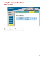 Preview for 66 page of D-Link DI-824VUP+ 2.4GHz Wireless VPN Router and Print... Manual