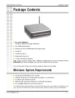 Preview for 3 page of D-Link DSM-G600 - MediaLounge Wireless G Network Storage Enclosure NAS... Manual