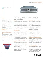 Preview for 1 page of D-Link DSN-3400-10 - xStack Storage Area Network Array Hard... Datasheet