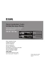 D-Link DSR-500 Quick Installation Manual предпросмотр