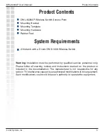 Preview for 3 page of D-Link DWL-8220AP - AirPremier Wireless Switch Dualband Access... Manual