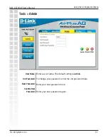 Preview for 21 page of D-Link DWL-AG700AP - AirPlus AG - Wireless Access... Manual