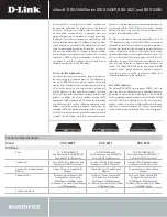 Предварительный просмотр 2 страницы D-Link xStack DGS-3427 Specifications