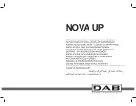 Preview for 1 page of DAB NOVA UP 180MA Instruction For Installation And Maintenance