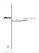 Предварительный просмотр 39 страницы Dacor Contemporary Style Pro Series Installation Instructions Manual