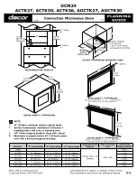 Dacor DCM24 Planning Manual preview