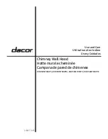 Dacor DHD30M700WS Use And Care Manual preview