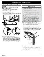 Preview for 12 page of Dacor ED24 Installation Instructions Manual