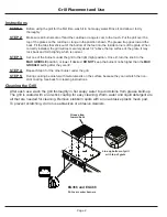 Предварительный просмотр 2 страницы Dacor EG366 Instructions