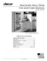 Dacor EO Series Use And Care Manual preview