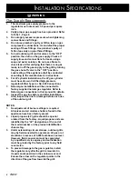 Preview for 8 page of Dacor Epicure EOG36 Installation Instructions Manual