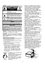 Preview for 2 page of DAEWOO ELECTRONICS AMI-316L Service Manual