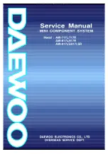 Preview for 1 page of DAEWOO ELECTRONICS AMI-717L Service Manual