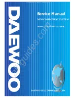 Предварительный просмотр 1 страницы DAEWOO ELECTRONICS AMI-921DP Service Manual