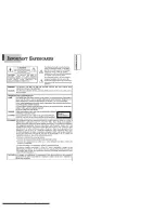 Предварительный просмотр 2 страницы DAEWOO ELECTRONICS DCSB-87N Owner'S Manual