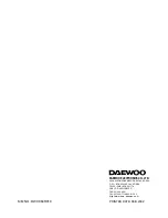 Предварительный просмотр 37 страницы DAEWOO ELECTRONICS DWC-084R Service Manual