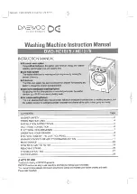 DAEWOO ELECTRONICS DWD-HC101'S Instruction Manual preview