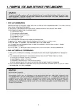 Предварительный просмотр 3 страницы DAEWOO ELECTRONICS KOC-924T9A Service Manual