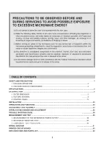 Preview for 2 page of DAEWOO ELECTRONICS KOG-371G0S Service Manual