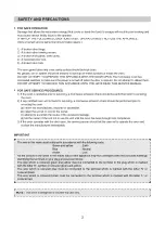 Preview for 3 page of DAEWOO ELECTRONICS KOG-371G0S Service Manual