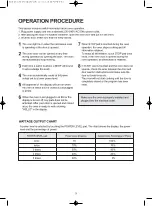 Preview for 10 page of DAEWOO ELECTRONICS KOM-9F0CTX Operating Instructions Manual