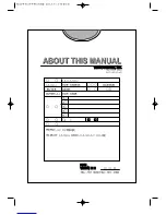 Preview for 1 page of DAEWOO ELECTRONICS KOR-6N4R Operating Instructions Manual