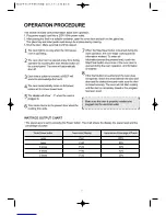 Preview for 9 page of DAEWOO ELECTRONICS KOR-6N4R Operating Instructions Manual