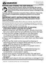 Preview for 2 page of Daewoo COL1573 User Manual