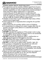 Preview for 3 page of Daewoo COL1573 User Manual