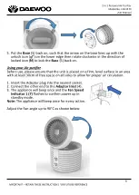 Предварительный просмотр 8 страницы Daewoo COL1573 User Manual