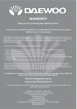 Preview for 16 page of Daewoo COL1587 User Manual