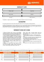 Preview for 12 page of Daewoo DA5100-HC User Manual