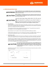 Preview for 4 page of Daewoo DAEQDX370-16 User Manual