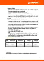 Preview for 6 page of Daewoo DAEQDX370-16 User Manual