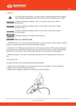 Предварительный просмотр 4 страницы Daewoo DHT580-14-460 User Manual