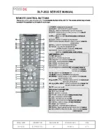 Preview for 9 page of Daewoo DLP-2622 Service Manual