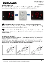 Preview for 8 page of Daewoo Dreamz HEA1931 User Manual