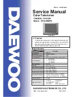 Daewoo DTQ-29M2FS Service Manual preview