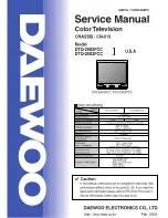 Daewoo DTQ-29S2FCC Service Manual предпросмотр