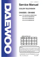 Daewoo DTR-14D9ME Service Manual preview