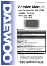 Daewoo DTW - 28W2F Service Manual предпросмотр