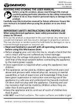 Preview for 2 page of Daewoo Emerald Series User Manual