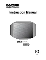 Preview for 1 page of Daewoo KR29M2 Instruction Manual