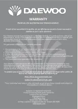 Предварительный просмотр 12 страницы Daewoo SDA1334 User Manual