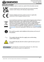 Preview for 5 page of Daewoo SDA1556 User Manual