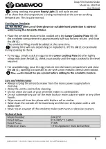 Preview for 8 page of Daewoo SDA1556 User Manual