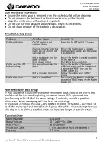 Preview for 9 page of Daewoo SDA1669 User Manual